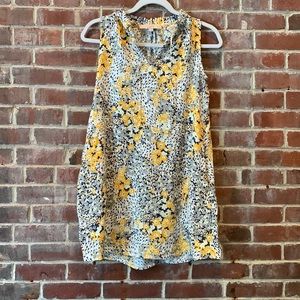 Floral Print Tunic Dress with Pockets LOFT SP